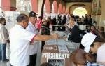 Alta afluencia registran las primeras horas de votación en Chiautempan