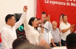 Tonantzin Fernández recibe respaldo de docentes de San Pedro Cholula
