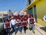 Más de 500 personas acompañan a Aline Lazo en la “Caminata por el Bienestar de Ixtenco”