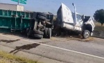 Accidente de tráiler en Apizaco-Calpulalpan