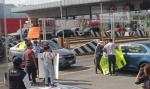 Bloqueo y accidente complican el tránsito en la autopista México-Querétaro