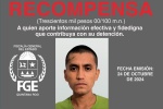 Recompensa de 300 mil pesos para capturar a Gilberto Guzmán de Dios, fugitivo de cereso en Cancún