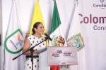 Crea lazos Lupita Cuautle con Colombia para generar intercambio cultural y turístico