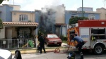 Bomberos de San Andrés Cholula apagan incendio en vivienda y prestan auxilio a canito