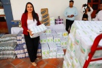 Entrega Gobierno de Cholula y DIF Municipal insumos para desayunos escolares