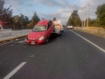 Muere mujer de 33 años tras brutal volcadura en el Libramiento Tlaxcala; su acompañante sobrevive