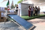 Comunicado oficial Arranca Armando Aguirre con entrega de 160 calentadores solares