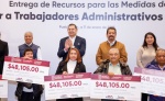 Gobernador de Puebla anuncia homologación salarial para trabajadores del COBAEP