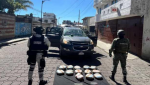 Desmantelan en Tlaxcala vehículo con 13 paquetes de marihuana: Ejército y GN actúan