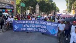  Comerciantes de la Central de Abastos de Puebla marchan por seguridad