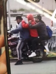 Trío de hampones roban celulares en Gran Patio Apetatitlán, seguridad brilla por ausencia