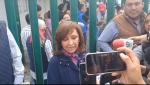 Lorena Cuéllar supervisa elecciones y llama a votar en Tlaxcala