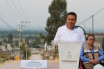 Inaugura Armando Aguirre pavimentación en Ocotlán 