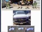 Foto: Cortesía Camioneta robada localizada en Amozoc