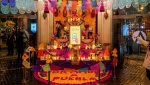 Foto: Cortesía Puebla conquista Madrid con su altar monumental del Día de Muertos