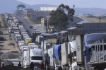 Bloqueo en la autopista Arco Norte