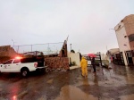 Acude Omar Muñoz a supervisar zonas afectadas de Cuautlancingo tras intensas lluvias 