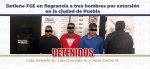 Foto: Cortesía Detención en Puebla tras denuncia de comerciante