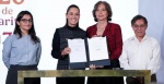 Foto: Cortesía Claudia Sheinbaum durante el anuncio de la transformación del INEHRM.