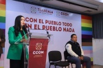 Funcionaria de Sedeco presenta la convocatoria para registrar propiedades industriales en Tlaxcala.