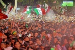 Foto: Cortesía Aficionados reunidos durante los festejos del Mundial 2026 en México.