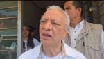 Foto: Cortesía Víctor Rodríguez durante un acto público tras las denuncias por violencia familiar.