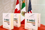 Marcelo Ebrard habla sobre la continuidad del T-MEC durante conferencia de prensa.