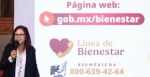 Claudia Sheinbaum anuncia el inicio de pagos de Pensiones del Bienestar en conferencia.