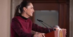 Foto: Cortesía Claudia Sheinbaum durante la conferencia donde informó sobre obras hidráulicas en el Edomex.