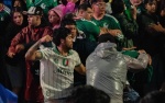 Personal de emergencia durante operativo por festejos del Mundial en la Ciudad de México.