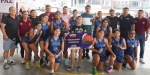 Foto: CortesÃa Jugadoras disputando un partido del Campeonato Estatal ADEMEBA Puebla 2026.