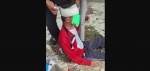 Foto: Cortesía Estudiantes y padres afuera de un bachillerato en Atlixco.