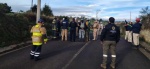 Foto: Cortesía Personal de emergencia atiende una fuga de gas LP en Puebla.