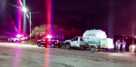 Elementos de seguridad junto a vehículos asegurados en Puebla.