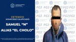 Foto: Cortesía Detención de presunto responsable de homicidio en Apizaco.