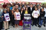 Entrega de molinos familiares a beneficiarios en Tlaxcala.
