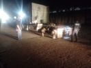 Foto: Cortesía Trailero de Querétaro va al baño y delincuentes le roban dos llantas en Papalotla, Tlaxcala