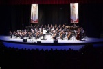 Foto: Cortesía Orquesta Sinfónica de la UATx durante concierto de aniversario.