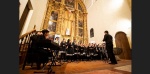 Niñas, niños y jóvenes participan en un concierto coral en Atlixco
