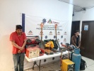 Foto: Cortesía Caen presuntos saqueadores de ladrillera en Tlaxcala; recuperan herramientas y tanques de gas