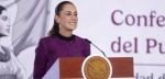 Foto: Cortesía Claudia Sheinbaum durante conferencia en Palacio Nacional.