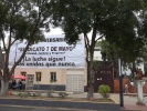 Foto: Cortesía Trabajadores reunidos durante una movilización sindical en Tlaxcala.