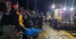 Foto: Cortesía Labores de Protección Civil tras desbordamiento de río en Puebla