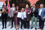 Productores de Tlaxcala reciben constancias de liberación de adeudos.