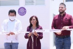 Foto: Cortesía Nuevo panteón municipal de Totolac inaugurado por autoridades estatales.