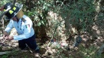 Foto: Cortesía Rescatan a adulto mayor tras caer a barranca de ocho metros en Nanacamilpa