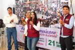 Comunicado oficial Recibe Tonantzin Fernández constancia de capacitación en materia de Humanismo Mexicano por parte de Morena