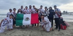 Foto: Cortesía Atletas poblanos de taekwondo durante una competencia internacional.