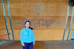 Foto: Cortesía Investigadora de la UATx durante actividad académica en el CERN.