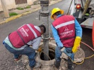 SOSAPACH atiende reporte de fuga de drenaje y refuerza acciones preventivas ante la temporada de lluvias